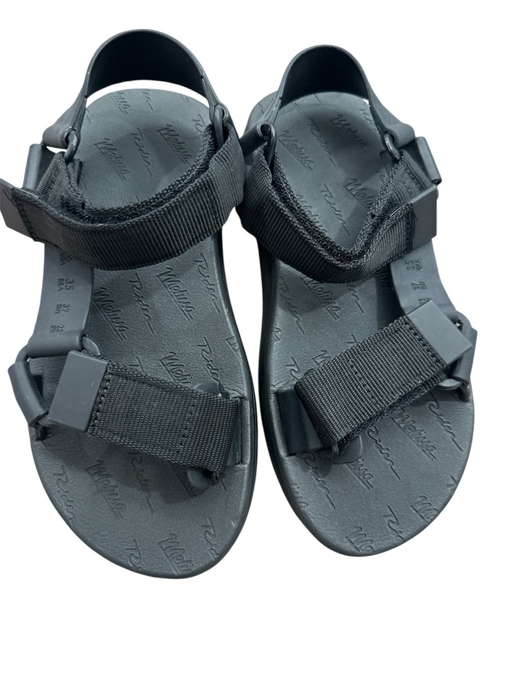 Melissa Black Strappy Sandals